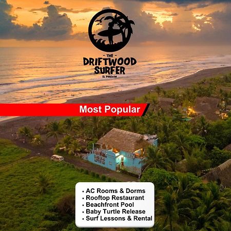 The Driftwood Surfer Beachfront Hostel / Restaurant / Bar, El Paredon El Paredon Buena Vista Exterior photo